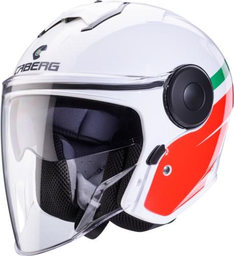 Caberg Jethelm Soho Zephyr - weiss-rot-grün