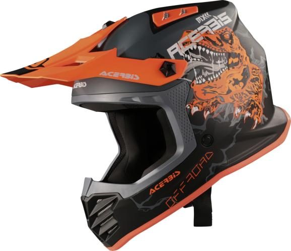 Acerbis Motocrosshelm PROFILE Junior - schwarz-orange