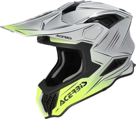 Acerbis Motocrosshelm AIRSTRIKE-X - grau-gelb