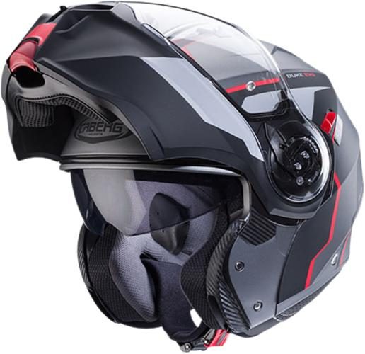 Caberg Klapphelm Duke Evo Move - matt anthrazit-schwarz-rot