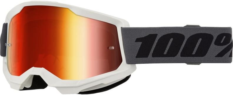 100percent STRATA 2 Goggle Grey - Red Mirror Lens
