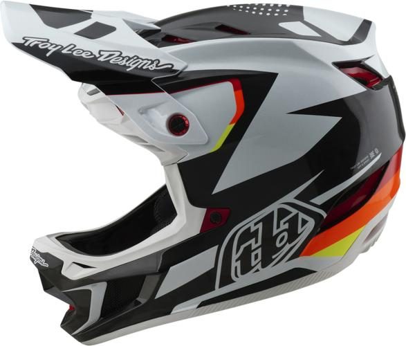 Troy Lee Designs D4 Carbon Helmet W/MIPS - Optic schwarz