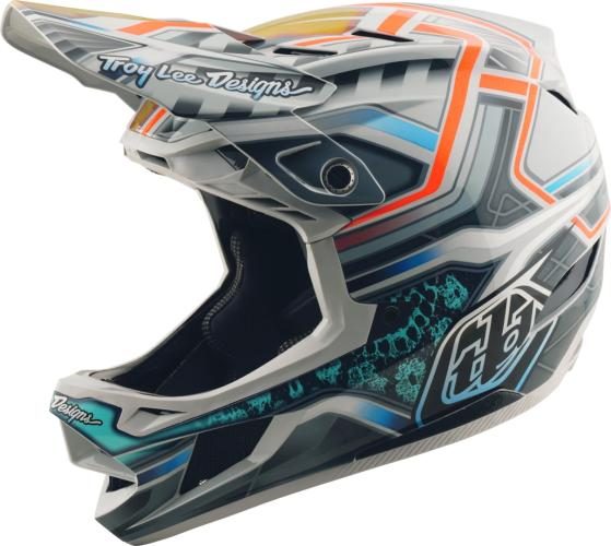 Troy Lee Designs D4 Composite Helmet W/MIPS - Lowrider grau