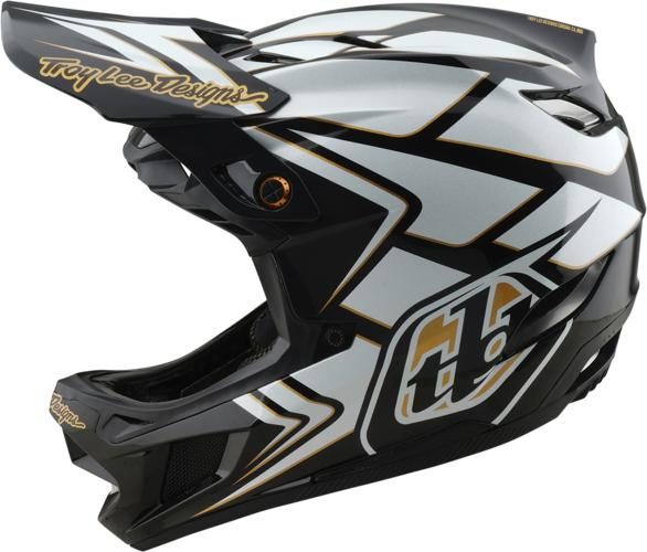 Troy Lee Designs D4 Composite Helmet W/MIPS - Ghostwing weiss