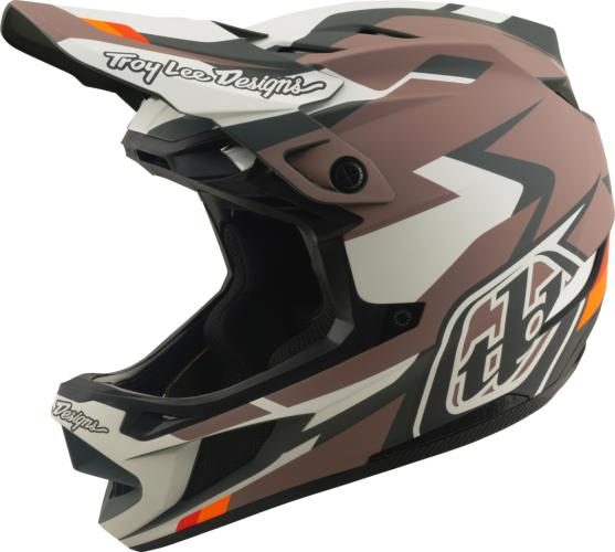 Troy Lee Designs D4 Polyacrylite Helmet W/Mips - Roamer brown