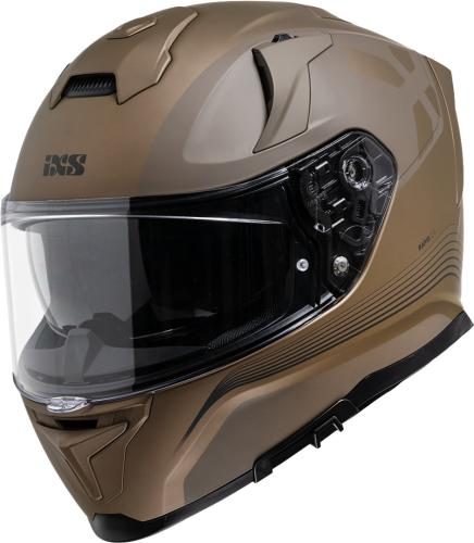 Einzelstück iXS Rapid 2.0 Graphic Integralhelm - braun matt-grau - Ohne Schachtel