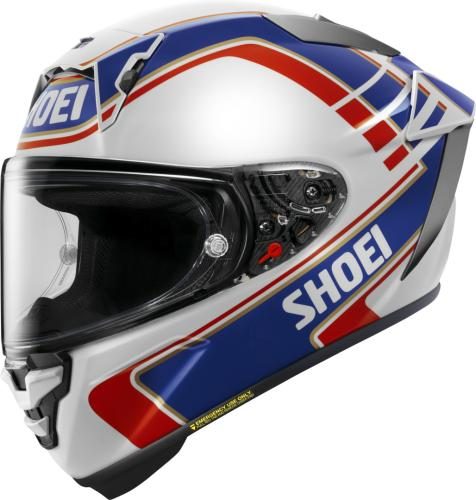 SHOEI Integralhelm X-Spirit Pro Gardner TC-2 - weiss-blau-rot