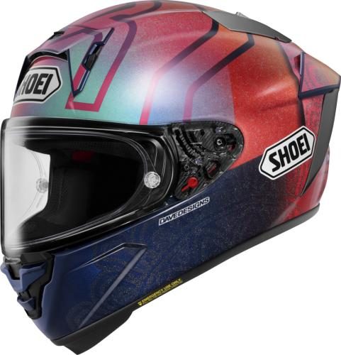 SHOEI Integralhelm X-Spirit Pro Marquez Holi TC-1 - rot-blau