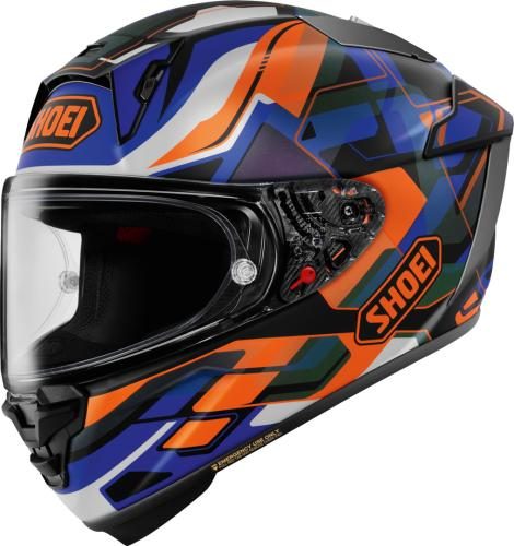 SHOEI Integralhelm X-Spirit Pro XS01 TC-8 - blau-orange-weiss