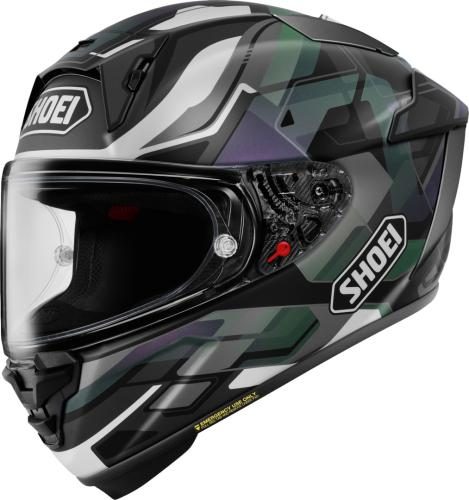 SHOEI Integralhelm X-Spirit Pro XS01 TC-5 - schwarz-grün-weiss