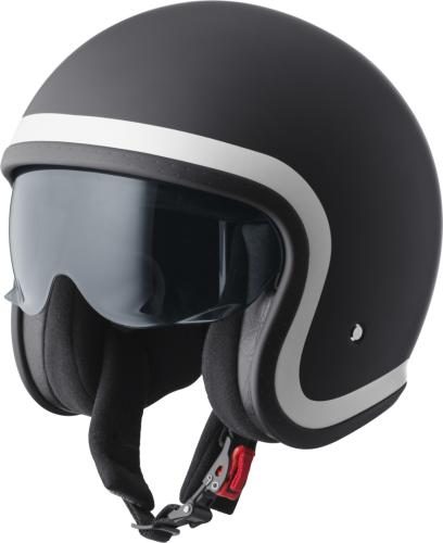 gms Jethelm Ride matt - schwarz-weiss