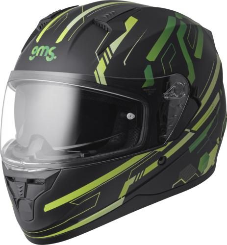 gms Integralhelm Hexago Graphic - grün