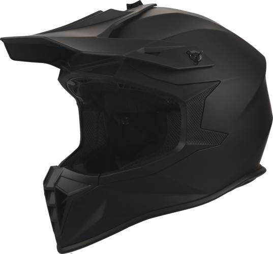 gms Motocrosshelm Fortis - schwarz-matt