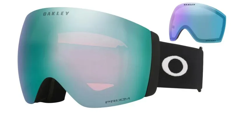 Oakley Flight Deck Pro L 00 - Matte Black, Prizm Sapphire & Prizm Iced