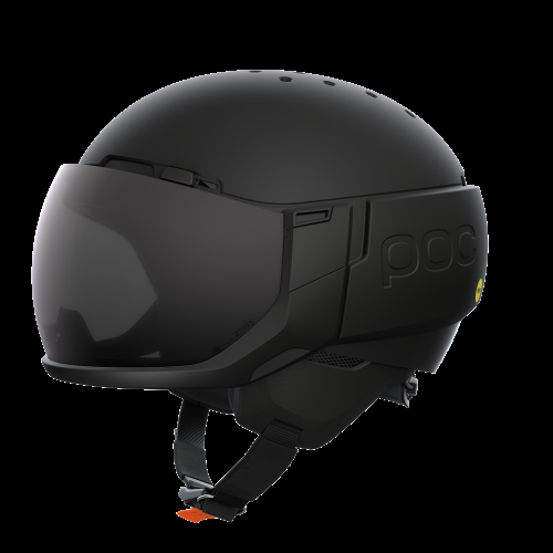 POC Levator MIPS Visier Skihelm - Uranium Black Matt