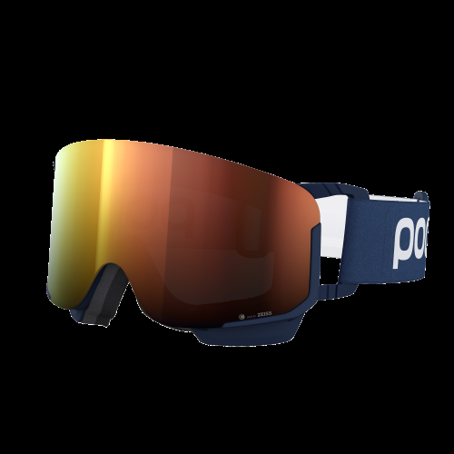 POC Nexal Mid Clarity Skibrille - Lead Blue / Spektris Orange S2