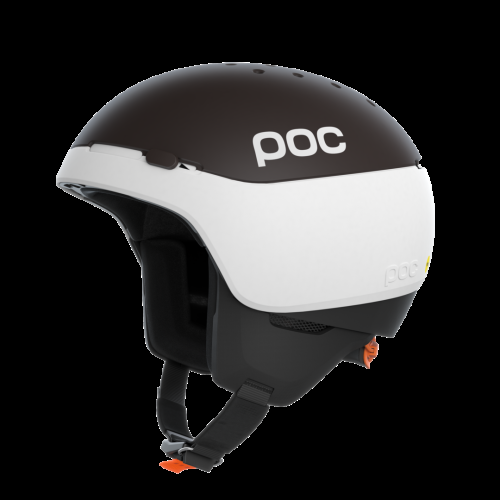 Poc Skihelm Meninx RS MIPS - Hydrogen White/Axinite Brown Matt