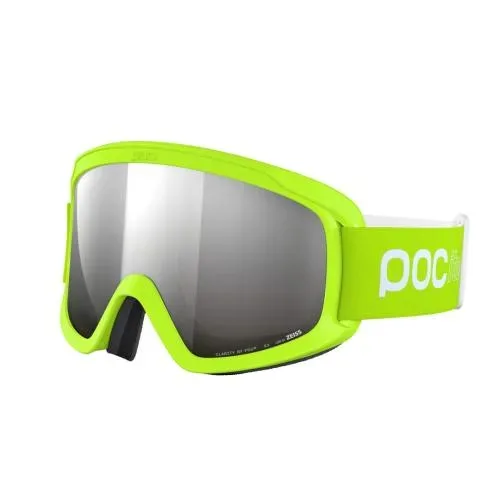 POCito Opsin Kinder Skibrille - Fluorescent Yellow/Green/Partly Sunny Silver