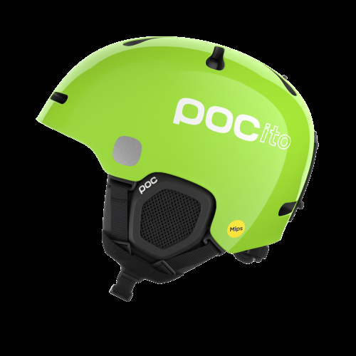 POC POCito Fornix MIPS Skihelm - Fluorescent Yellow/Green