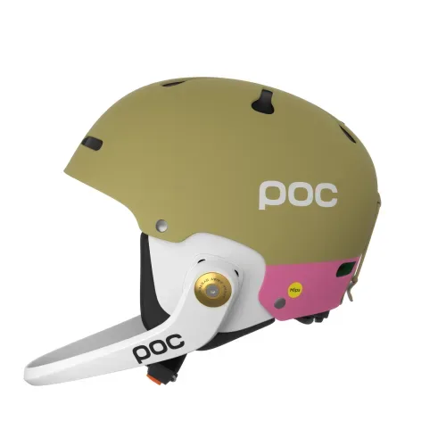 POC Artic SL MIPS Skihelm - Olivine Green Matt/Thulite Pink Matt