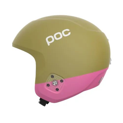 POC Skull Dura Jr Skihelm - Olivine Green Matt/Thulite Pink Matt