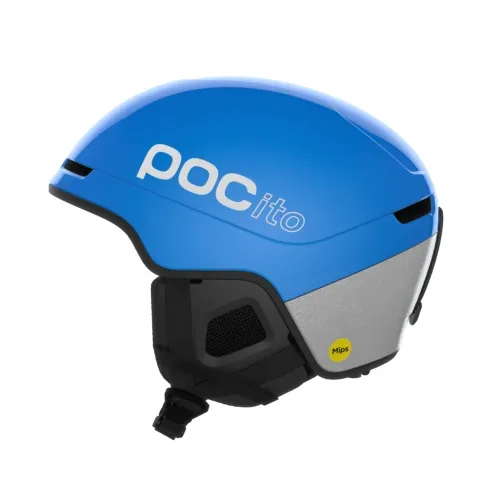 POCito Obex Kinder Skihelm - Fluorescent Blue