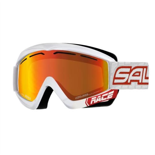 Salice Skibrille 969DARWFV - white-red / dav RW red