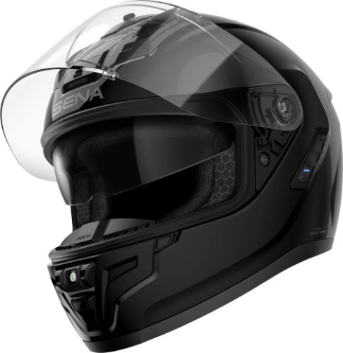 Sena PHANTOM Smart Motorrad-Integralhelm - schwarz glanz