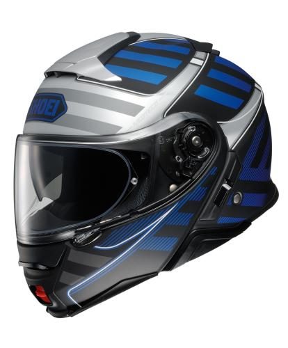 SHOEI Neotec II Splicer TC-2 Klapphelm - schwarz matt-blau-silber