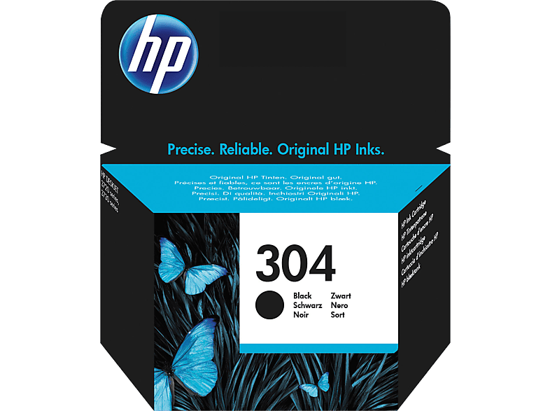 HP Tintenpatrone 304 schwarz N9K06AE DeskJet 3720/30 120 Seiten