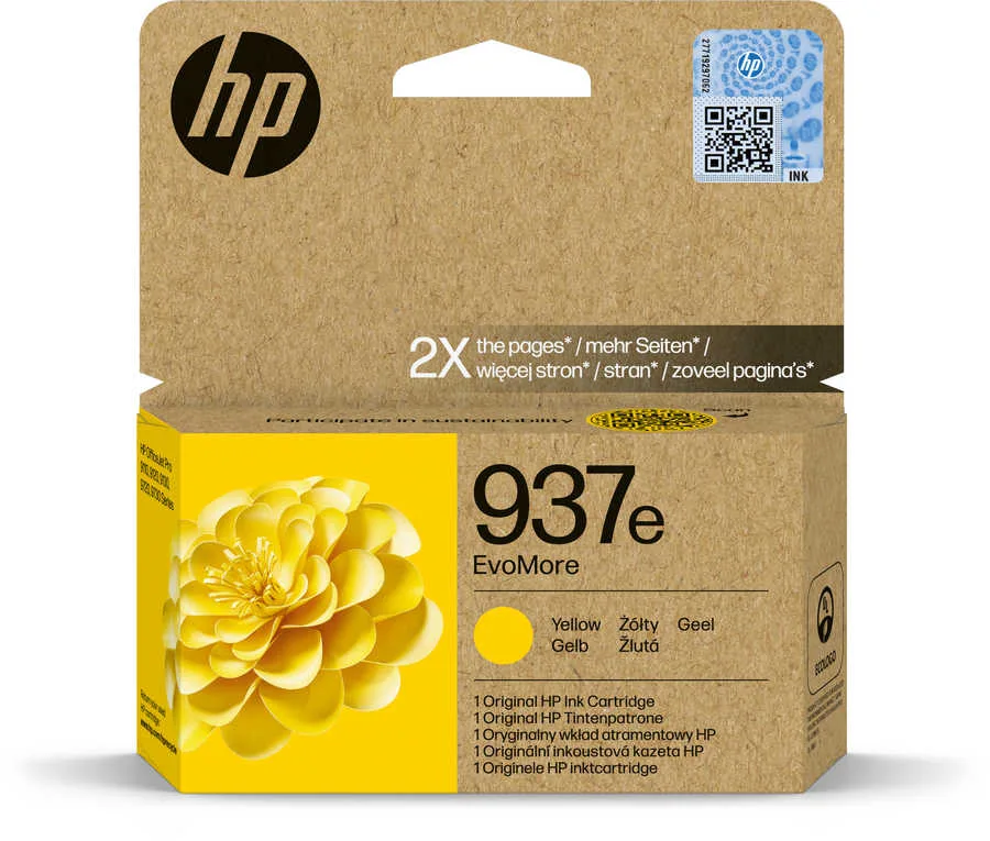 HP 937e EvoMore Gelb Original Druckerpatrone