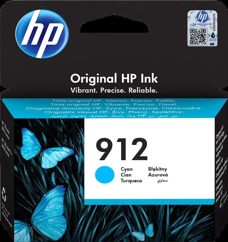 HP Tintenpatrone 912 cyan 3YL77AE OfficeJet 8010/8020 315 S.
