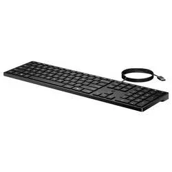 Tastatur 320K für Desktop-PC , CH Layout Kabelgebunden, USB Tastatur Schweiz, QWERTZ Schwarz USB-Anschluss