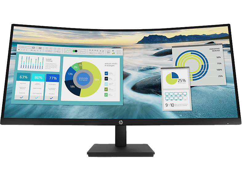 HP P34hcG4 WQHD-USB-C-Curved Monitor