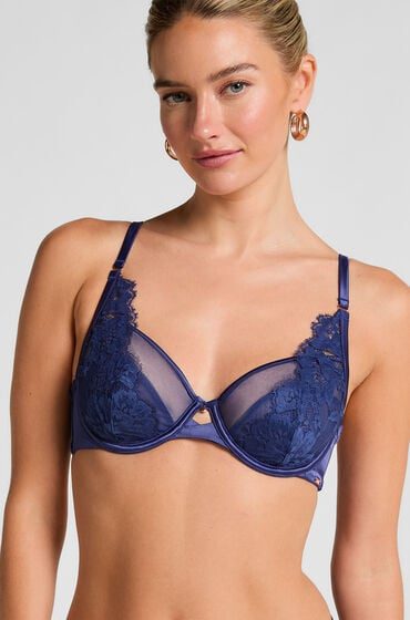 Hunkemöller Grace Unwattierter Bügel-BH Blau