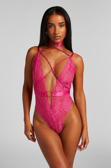Hunkemöller Private Body offenem Schritt Brandy Rose