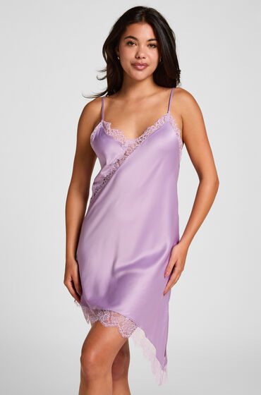 Hunkemöller Slipdress Asymmetric Lila