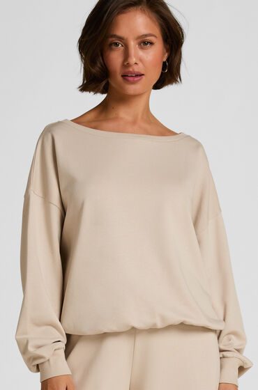 Hunkemöller Boatneck Sweater Audrey Grau