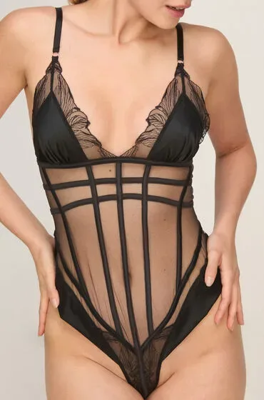 Hunkemöller Body Ellen Schwarz