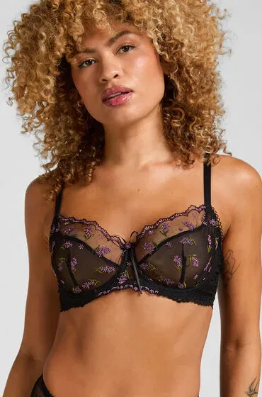 Hunkemöller Ungepolsterter Bügel-BH Iris Schwarz