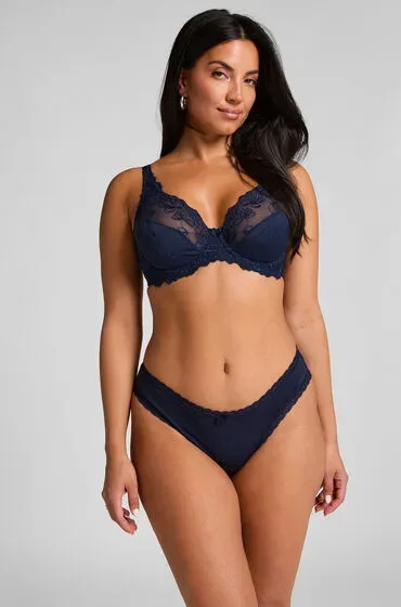 Hunkemöller Brazilian Georgia Baumwolle Blau