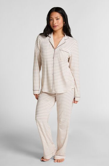 Hunkemöller Jersey-Hose Essential Weiß
