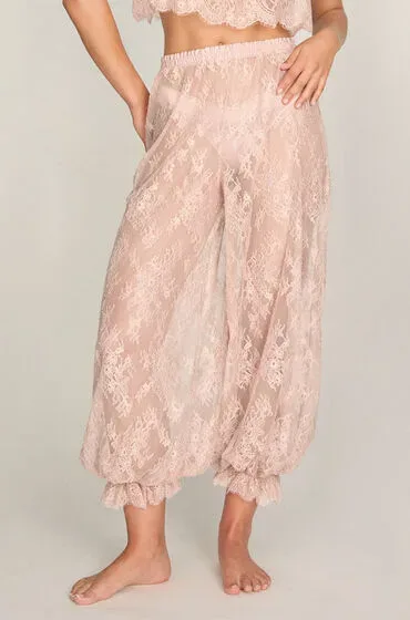 Hunkemöller Jogger Allover Lace Legacy Rose