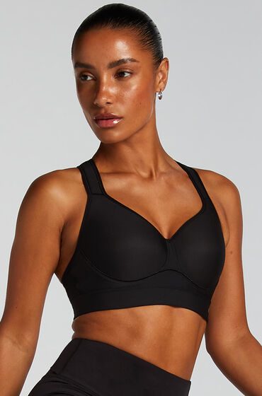 Hunkemöller HKMX Sport-BH The All Star Level 2 Schwarz