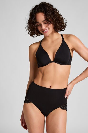 Hunkemöller Superslip Maxi aus Spitze Schwarz