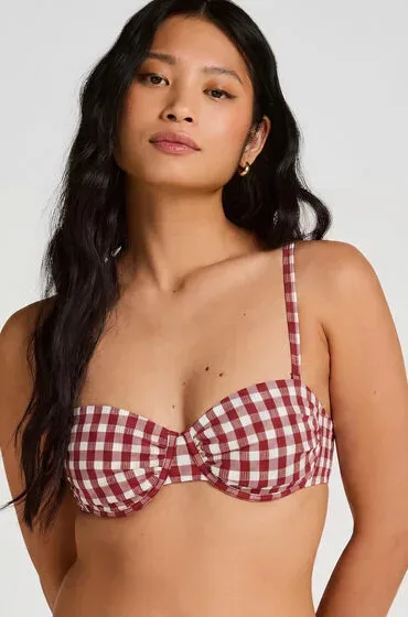 Hunkemöller Vorgeformtes Bikini-Oberteil mit Bügel Amalfi Rot