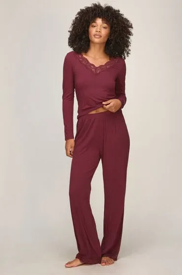 Hunkemöller Pyjama-Set Lila