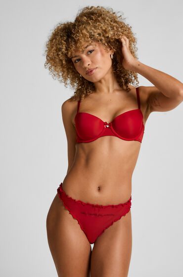 Hunkemöller Weihnachts-String Rot