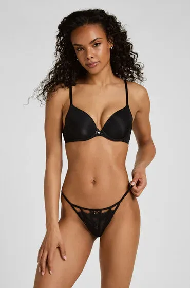 Hunkemöller String Maxime Schwarz