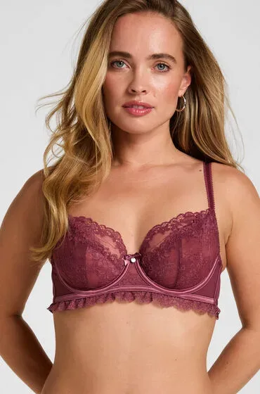 Hunkemöller Unwattierter Bügel-BH Naomi Lila